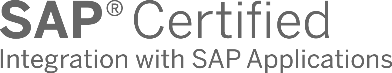 SAP Certified logo integration with SAP applications