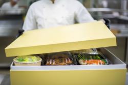 Catering-packaging-yellow-box-chef
