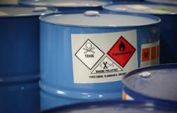 blue-barrels-drum-toxic-labels