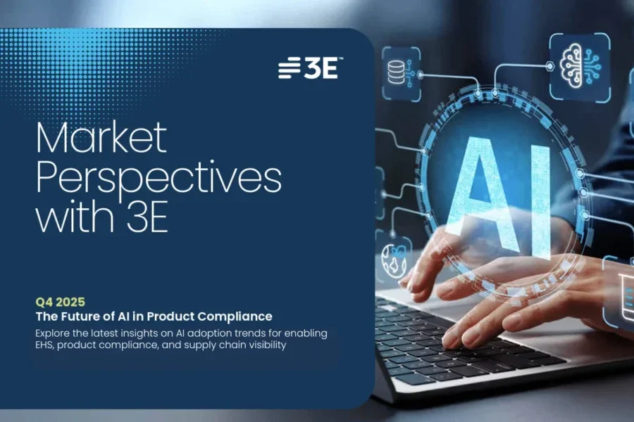 3E Market Perspectives Report Q4 2025 Edition: The Future of AI in Product Compliance