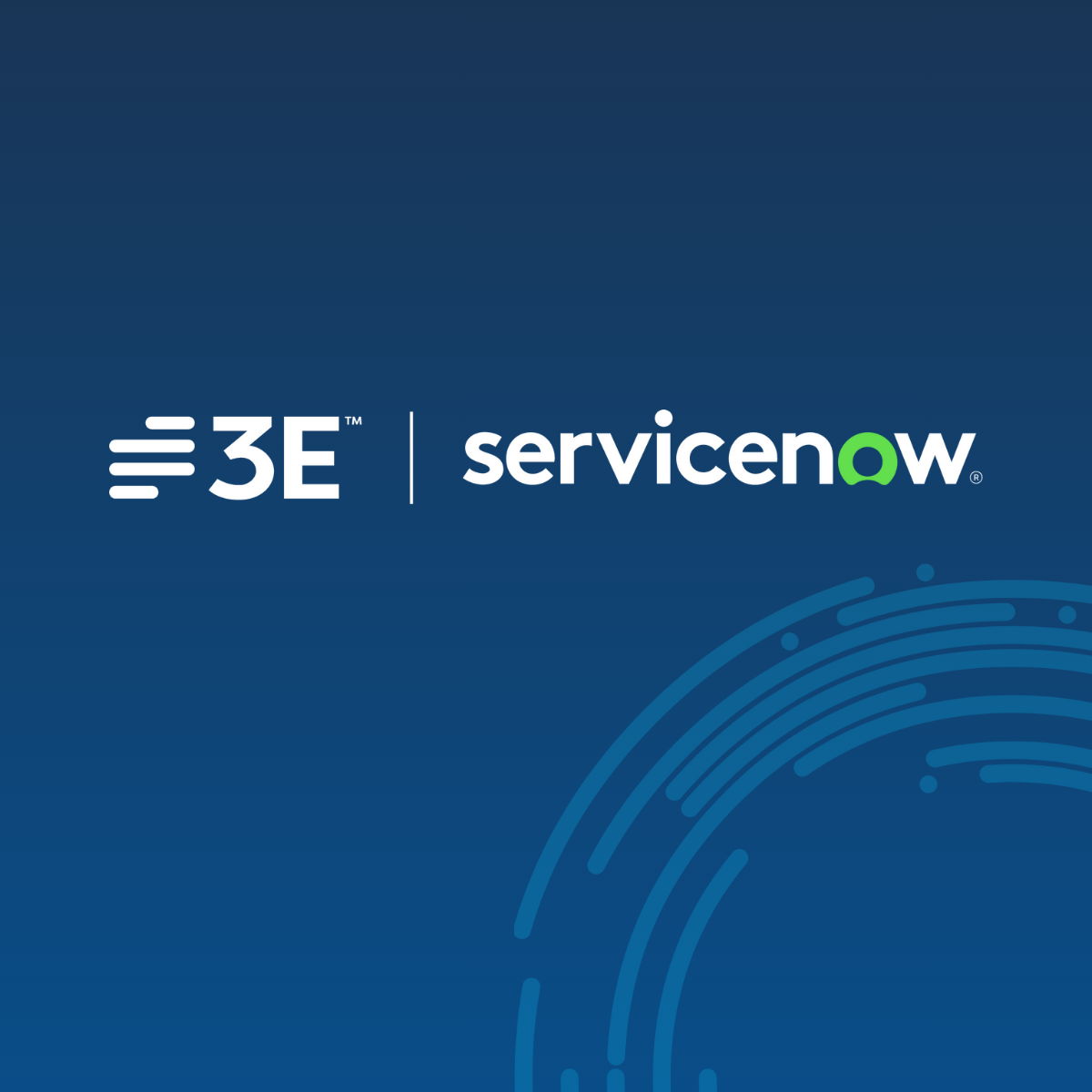 3E and ServiceNow announce partnership