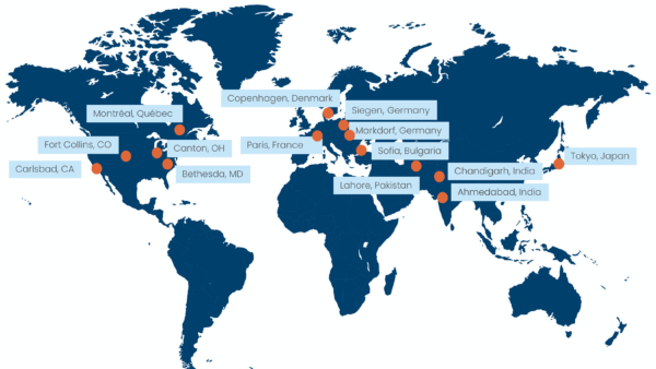 3E global locations