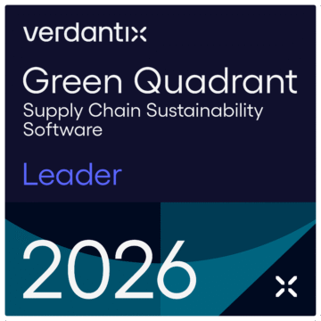 Recognized as a leader in supply chain sustainability software