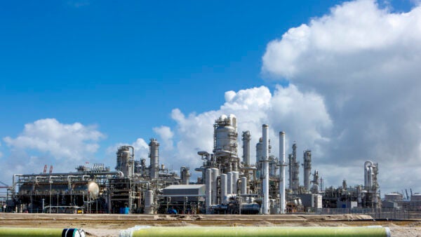 Chemical plant - propylene oxide and styrene monomer production site