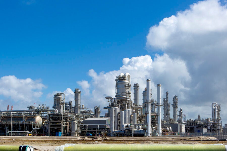 Chemical plant - propylene oxide and styrene monomer production site